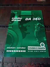 Brochure guidetti condor usato  Brescia