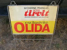 Plaque tole publicite usato  Spedire a Italy