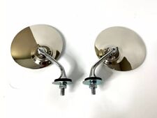 Par de 4" Redondos Clássicos Antigos Estilo Britânico MG Espelhos Laterais Para-lama Carcaças SS comprar usado  Enviando para Brazil