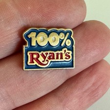 Broche 100% Ryan's Buffet restaurante funcionário prêmio logotipo esmalte emblema de lapela comprar usado  Enviando para Brazil