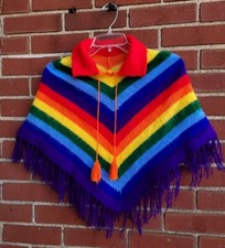 Child rainbow poncho for sale  Bowling Green