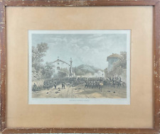Antica stampa garibaldi usato  Carrara