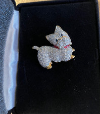 Dazzling yorkie brooch for sale  Scotts Valley