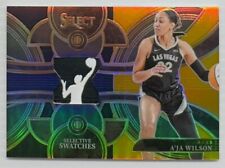 2024 Select WNBA A'Ja Wilson Selective Swatches Black Gold Prizm Logo Relic #2/5, usado comprar usado  Enviando para Brazil