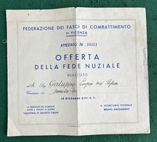 Diploma attestato fede usato  Vistrorio