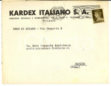 1937 storia postale usato  Milano