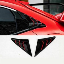 Capa de persiana lateral preta brilhante para Honda Civic 2016-2021 Hatchback Type R, usado comprar usado  Enviando para Brazil