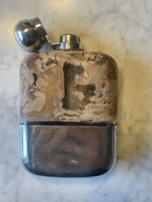 Antique silver leather for sale  LONDON