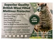 Wool filled mattress for sale  MANCHESTER