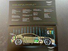 CARTÃO DE ESPECIFICAÇÕES ASTON MARTIN RACING ASTON MARTIN VANTAGE GTE LE MANS 2015 "ART CAR", usado comprar usado  Enviando para Brazil