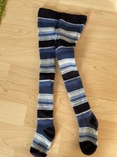 Blaue gestreifte strumpfhose gebraucht kaufen  Waldachtal