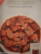 PUBLICITÉ 1974 SAUPIQUET LA TRIPE C'EST BON C'EST GÉNÉREUX - ADVERTISING comprar usado  Enviando para Brazil