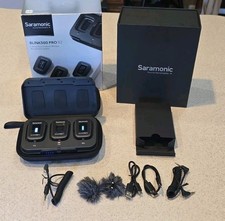 Microfone Saramonic Blink500 Pro B2 canal duplo sem fio TX+TX+RX TELA DESBOTADA comprar usado Microfone Saramonic Blink500 Pro B2 canal duplo sem fio TX+TX+RX TELA DESBOTADA comprar usado  Enviando para Brazil