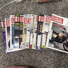 Conjunto de 12 edições de revistas de motocicleta Cycle Guide 1981 comprar usado  Enviando para Brazil