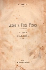 Lezioni fisica tecnica. usato  Italia