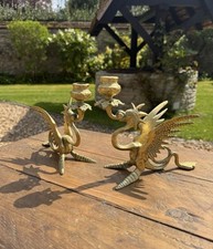 Vintage pair brass for sale  BEDFORD