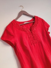 Boden red linen for sale  CLACTON-ON-SEA