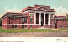 Cartão postal antigo High School Chico, CA não publicado UDB comprar usado  Enviando para Brazil