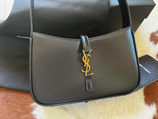 Saint Laurent Le 5 à 7 Torba Hobo z gładkiej skóry MSPR 2400 USD YSL Torebka, używany na sprzedaż  Wysyłka do Poland