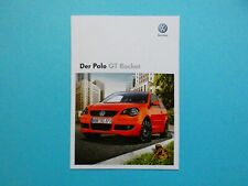 Prospekt / Katalog / Brochure - VW Polo GT Rocket - 06/08 comprar usado  Enviando para Brazil