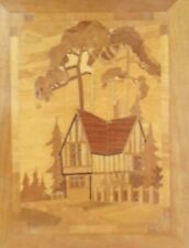 Marquetry wooden panel for sale  ALFORD