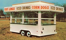 Anúncio trailer móvel cachorro-quente KY-Fulton, Kentucky "Waymatic". Chrome c1970's A50 comprar usado  Enviando para Brazil