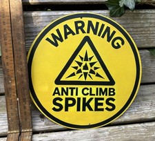 Anti climb spikes for sale  NEWPORT