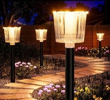 Luces solares decoración jardín exterior segunda mano  Embacar hacia Mexico