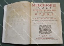 Teologia. melchioris cani usato  Pistoia