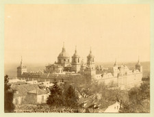 Espagne, Escorial,Vue générale du Monastère  Vintage albumin print,  Tirage al comprar usado  Enviando para Brazil