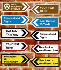 Metal personalised road for sale  BOLTON