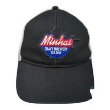 Chapéu caminhoneiro Minhas Craft Brewery Strapback preto tamanho único malha traseira comprar usado  Enviando para Brazil