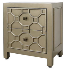 Gold bedside table for sale  LONDON