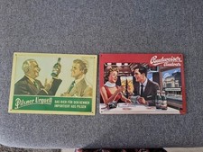 Blechschilder retro bier gebraucht kaufen  Glinde
