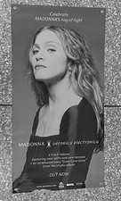 Pôster promocional de vinil Madonna Veronica Electronica 2025 álbum **defeito** comprar usado  Enviando para Brazil