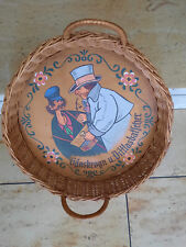 Vintage korbtablett weidekorb gebraucht kaufen  Crailsheim
