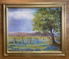 Vintage bluebonnets oil for sale  Wills Point