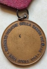 Medaglia giornata medica usato  Roma