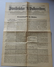 B010 zeitung zweibrücker gebraucht kaufen  Wörth am Rhein