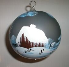 Glaskugel wintermotiv handgefe gebraucht kaufen  Fredenbeck