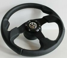 Volante serve para VW Golf Jetta Corrado Mk2 Mk3 couro esportivo 1988-1997 comprar usado  Enviando para Brazil