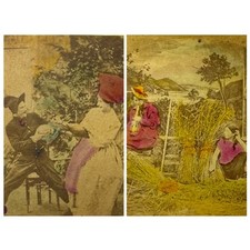 Cartões estereoscópicos cenas engraçadas coloridas antigas casamento amor cortejo humor comprar usado  Enviando para Brazil