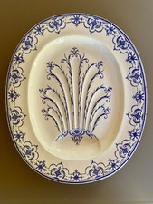 Grand plat faïence d'occasion  Saint-Geniès-de-Malgoirès