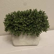 Planta artificial em creme retangular cerâmica 9x10, usado comprar usado  Enviando para Brazil