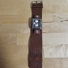 Relógio masculino Fossil JR-9369 data do dia no mostrador pulseira de couro marrom precisa de bateria comprar usado  Enviando para Brazil