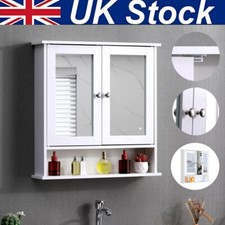 White bathroom mirror for sale  CANNOCK