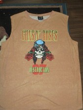 Camiseta Guns N Roses Destruction 87 Axl Rose Skull Grande comprar usado  Enviando para Brazil