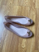 Usado, Sapato Vivienne Westwood Anglomania Melissa Flats Bege Logotipo Tamanho Feminino EUA 8  comprar usado  Enviando para Brazil