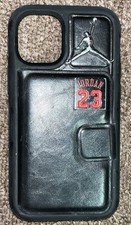 Usado, Capa telefone Jordan iPhone 12 mini carteira pés, logotipo Jumpman e “Jordan 23” vermelha comprar usado  Enviando para Brazil