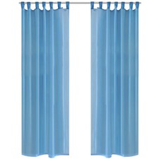 Rideau transparent turquoise d'occasion  Clermont-Ferrand-